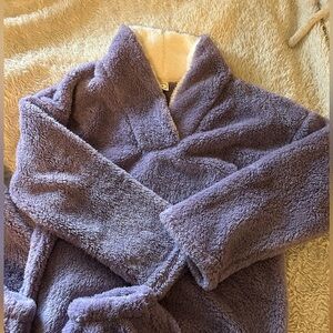 Cozy Purple Fleece Jacket